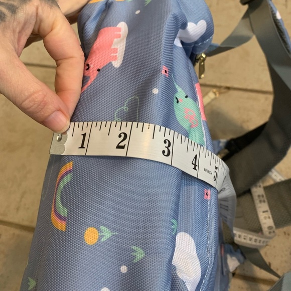 Cute Elephant Rainbow Insulated Diaper Bag Backpack - Picture 11 of 11